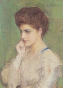 Mujer profundamente pensativa, c.1910